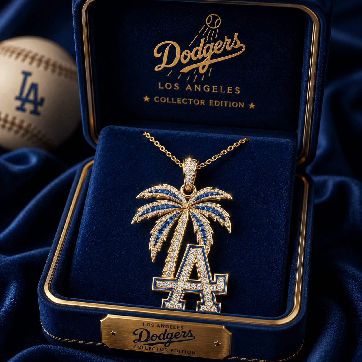 LAD Solid Gold Chain with Diamond Pendant BMD