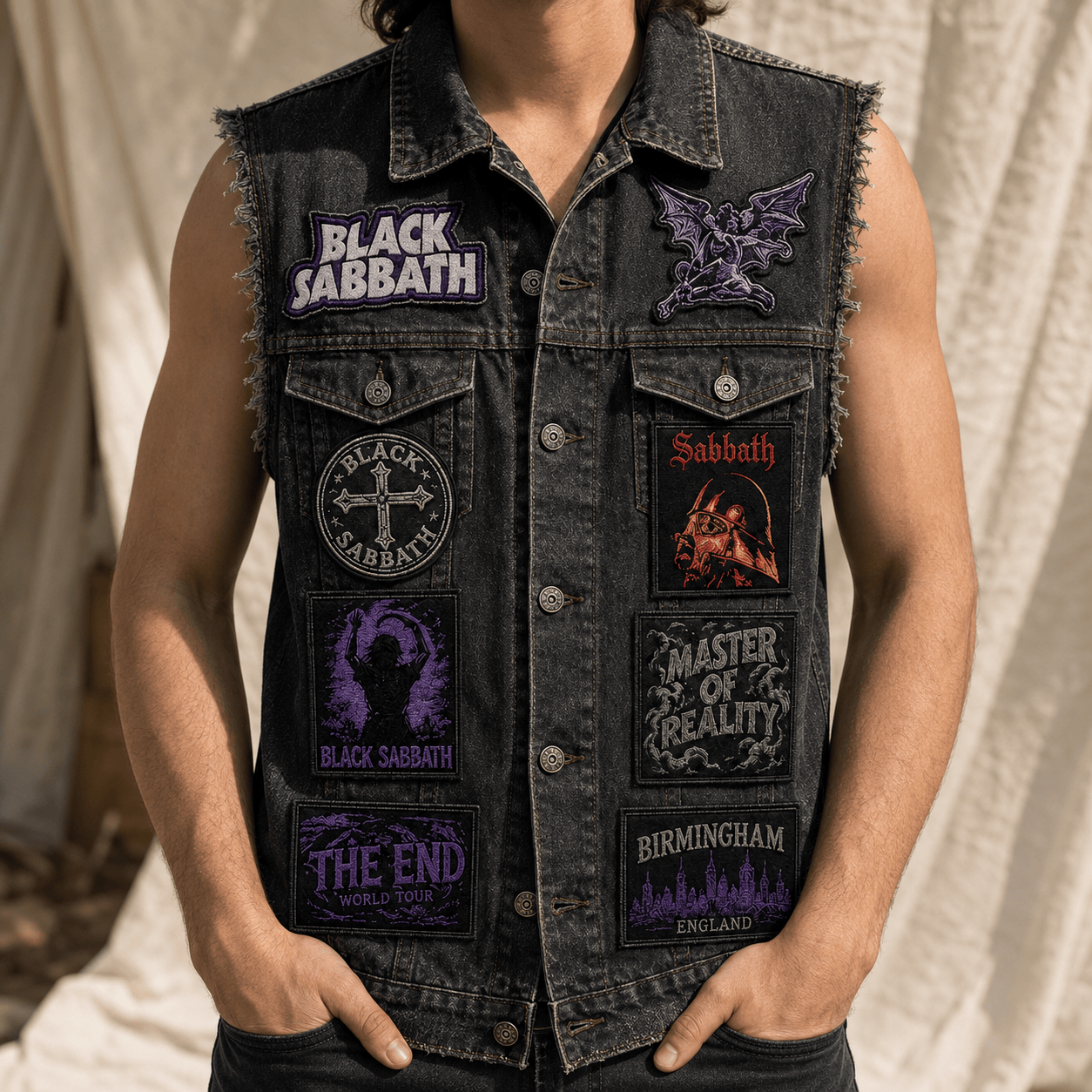 BLST PREMIUM DENIM VEST NVH