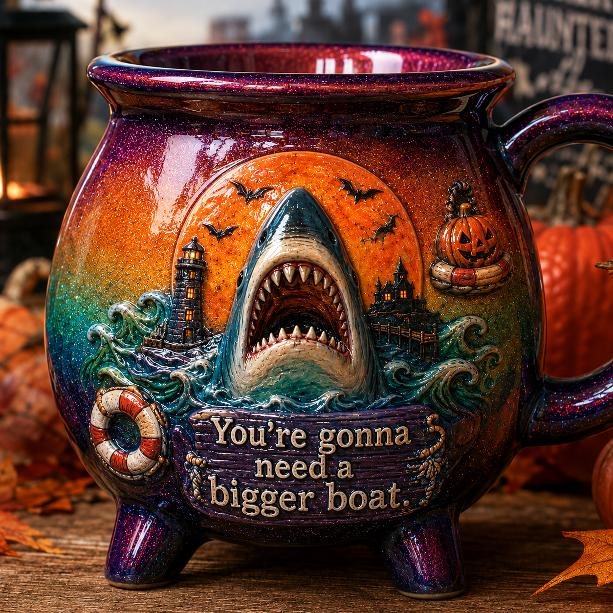 Premium JAWS Witch Cauldron Mug NPL
