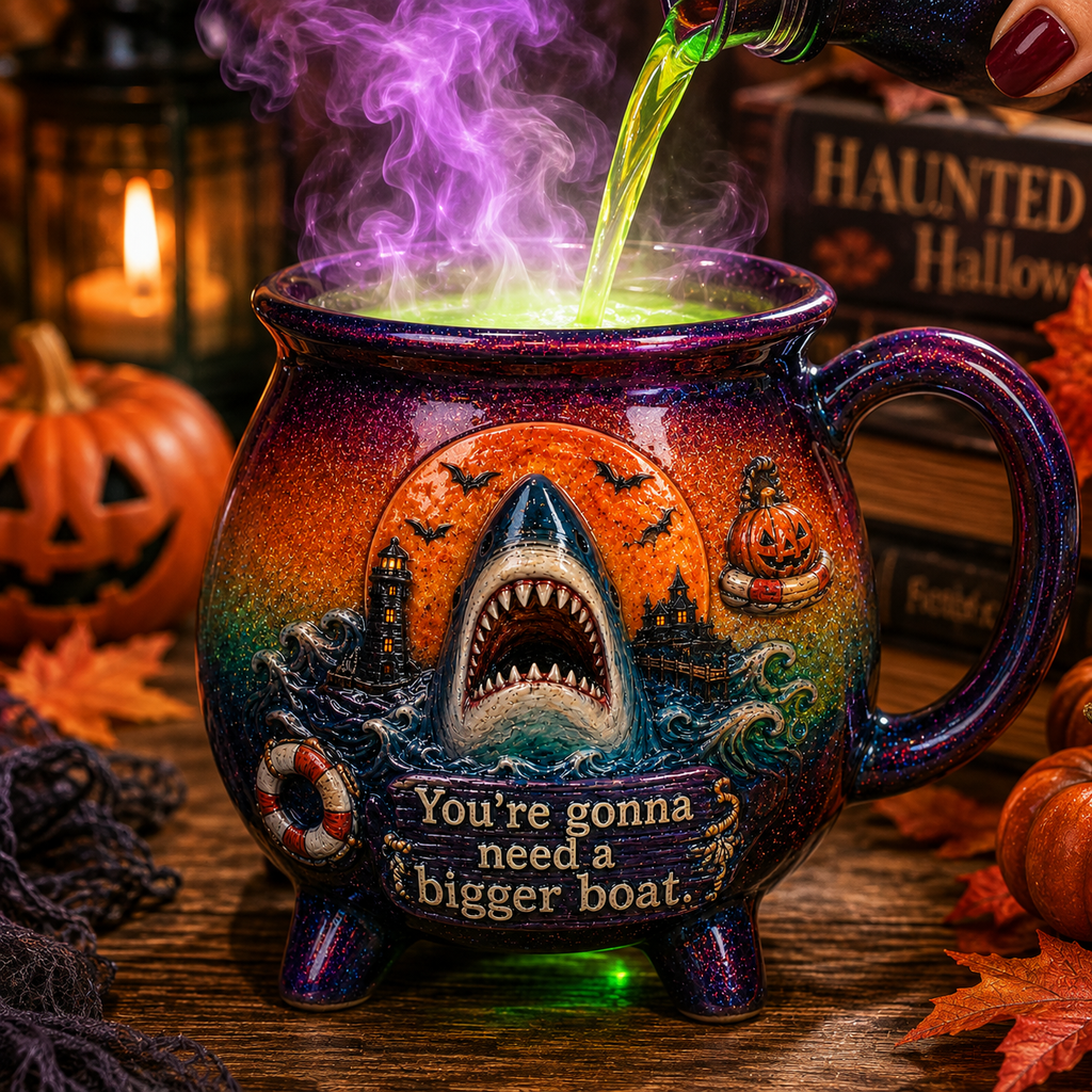 Premium JAWS Witch Cauldron Mug NPL
