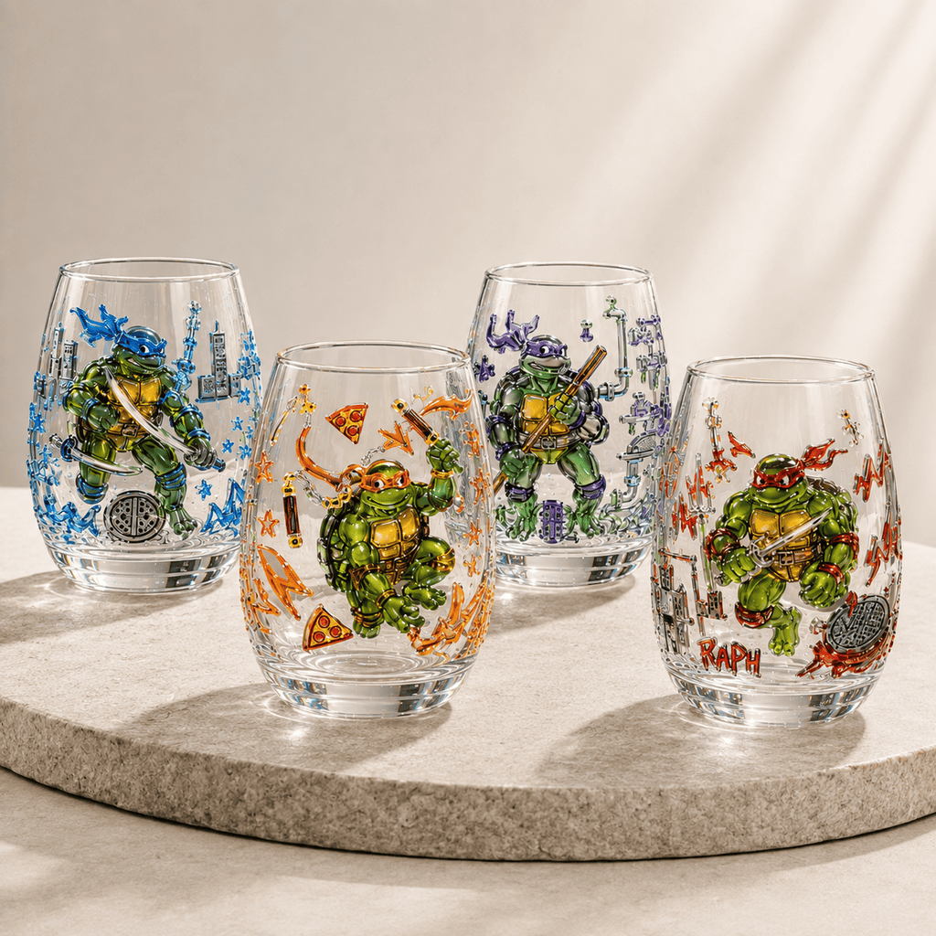 Premium TMNT Whiskey Glass Set BMD