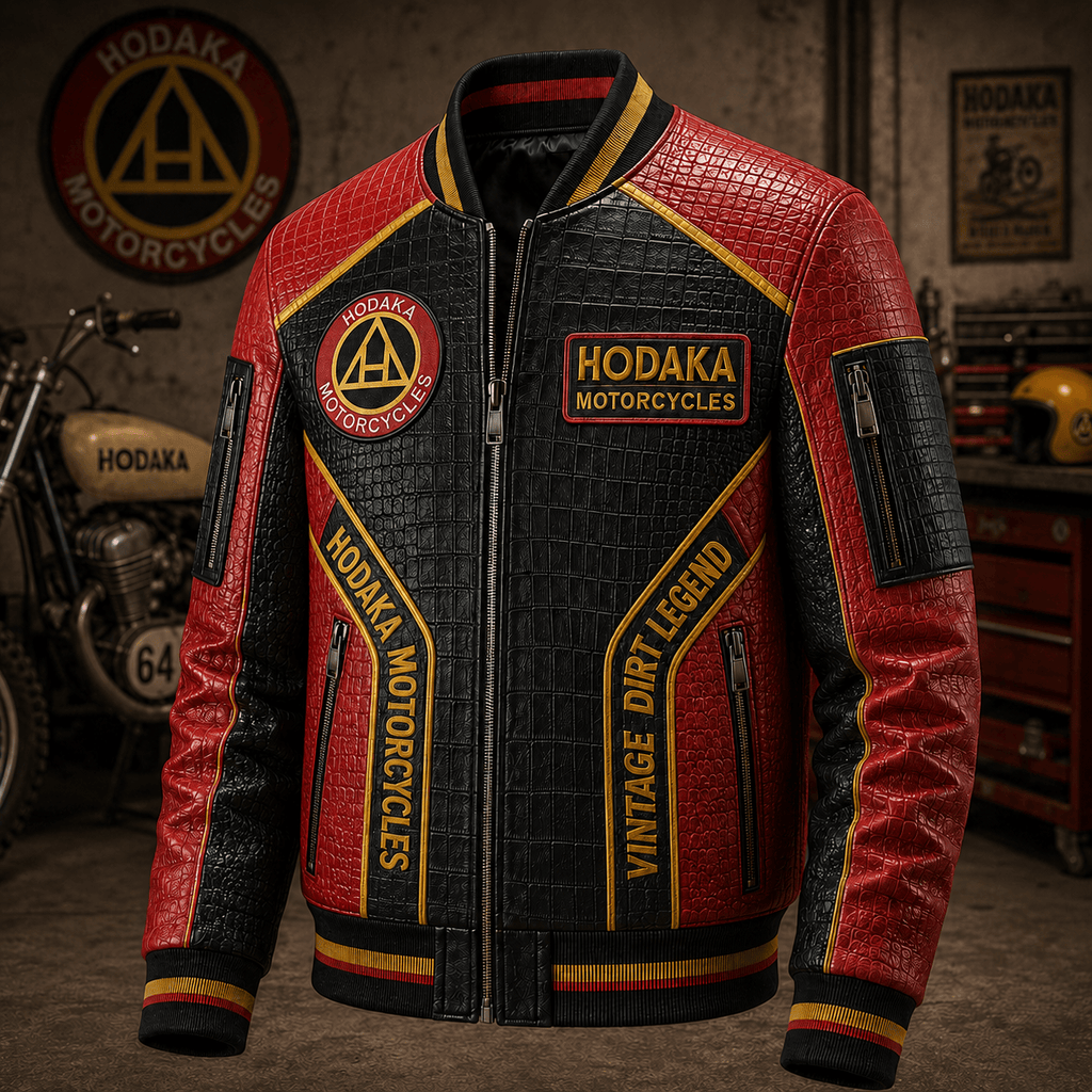 Premium HOD Leather Zipper Jacket TNSM