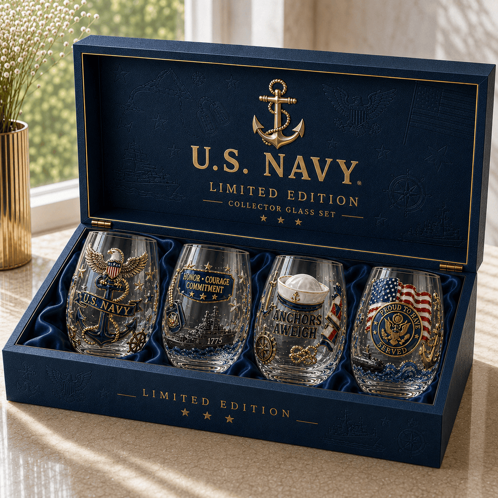 Premium USNV Whiskey Glass Set TTTT