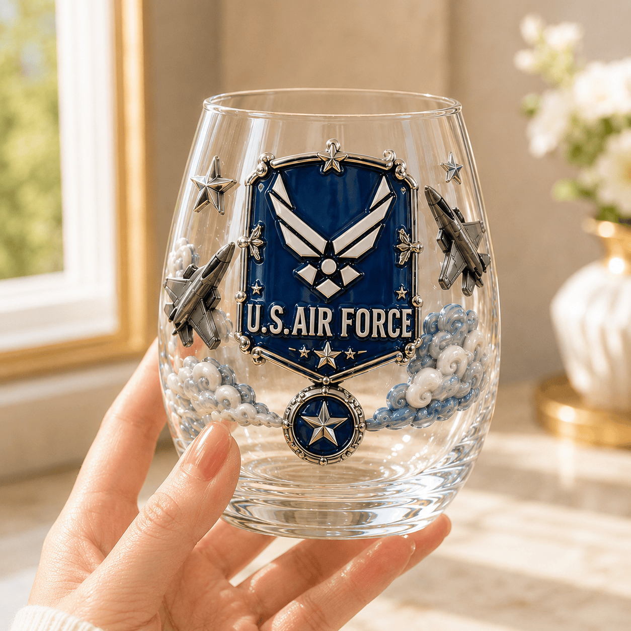 Premium USAF Whiskey Glass Set TTTT