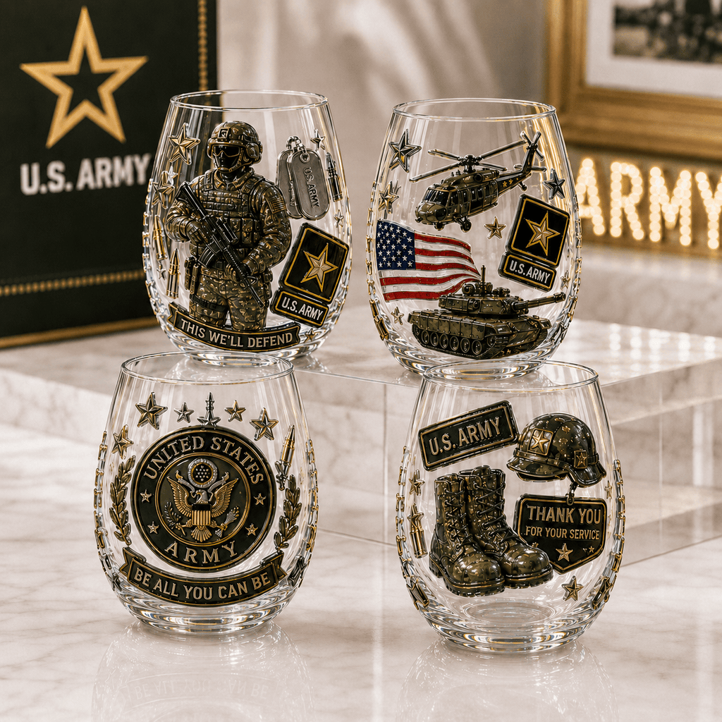 Premium USAR Whiskey Glass Set TTTT