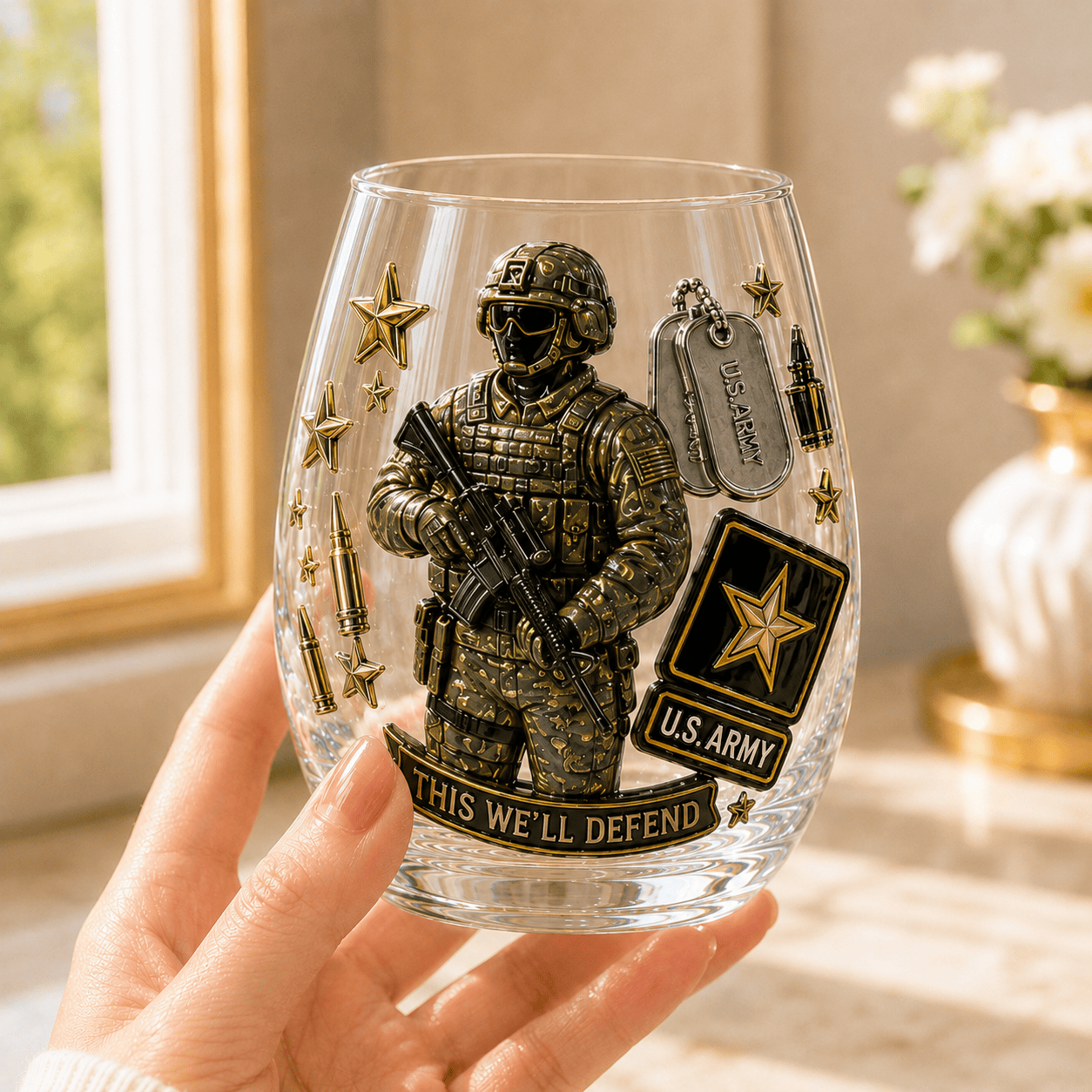 Premium USAR Whiskey Glass Set TTTT