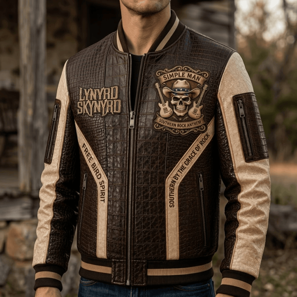 Premium LNSN Leather Zipper Jacket TTMH