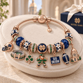 NODFI Gold Charm Bracelet Set NHVH