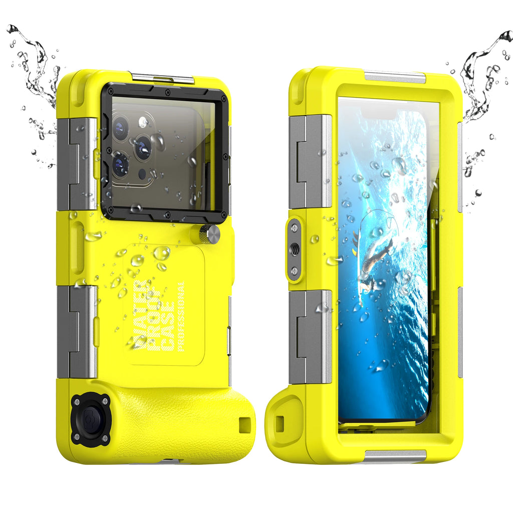 Shellbox - Underwater 15m Diving Case, Suitable for Iphone/Samsung/Xiaomi/Huawei/Google, 6.9inch Universal Waterproof Phone Case for Underwater Photography Ip68 Professional Outdoor Swimming and Diving